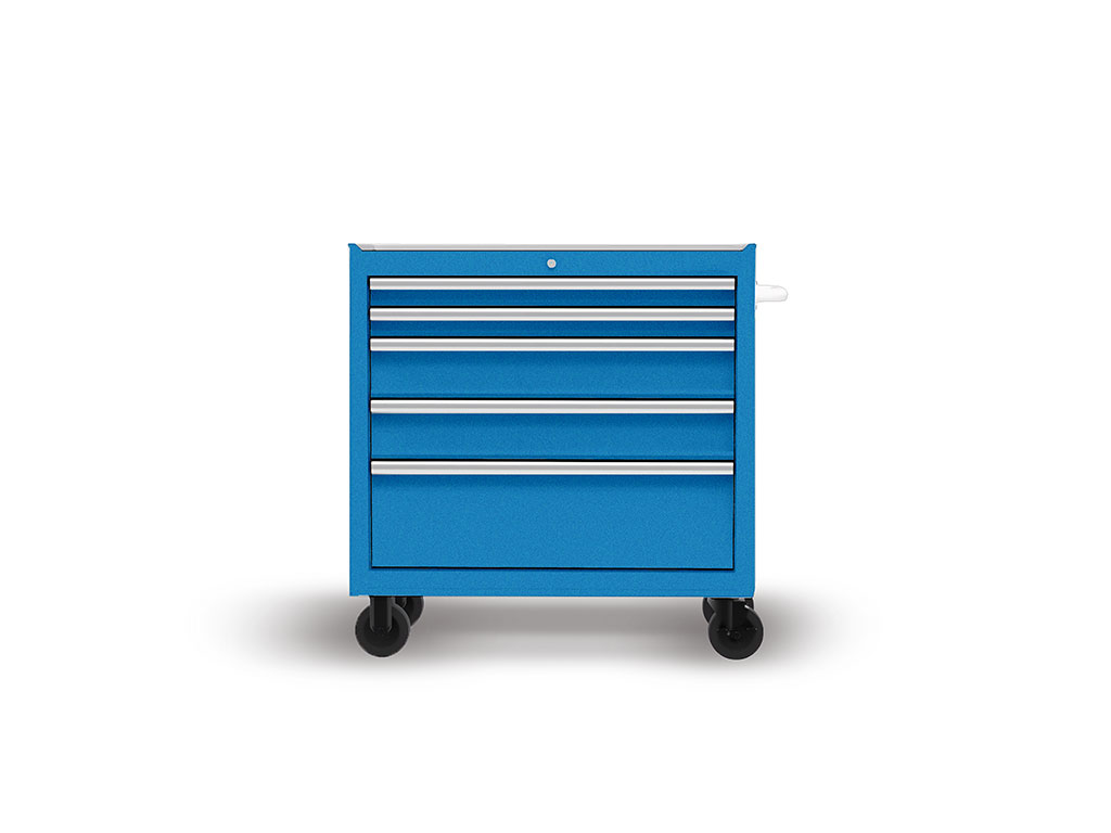 3M 1080 Gloss Blue Fire DIY Tool Cabinet Wraps