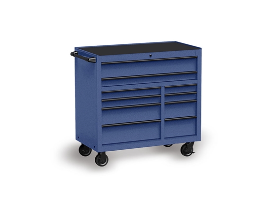 3M 2080 Matte Slate Blue Metallic Tool Cabinet Wrap