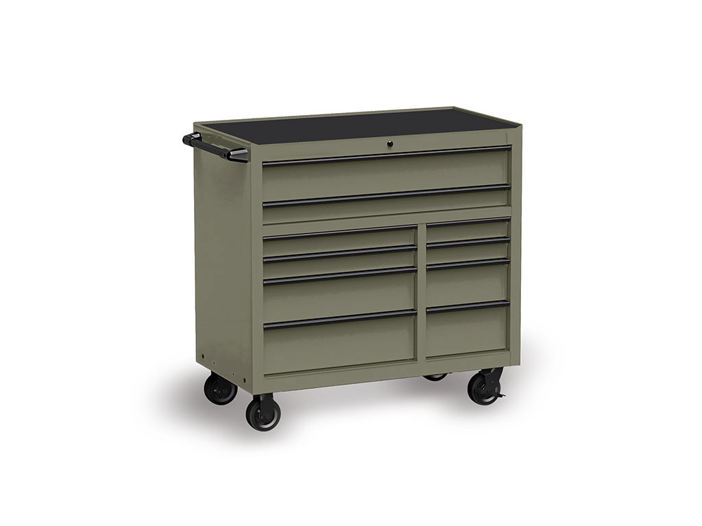 Avery Dennison SW900 Matte Khaki Green Tool Cabinet Wrap