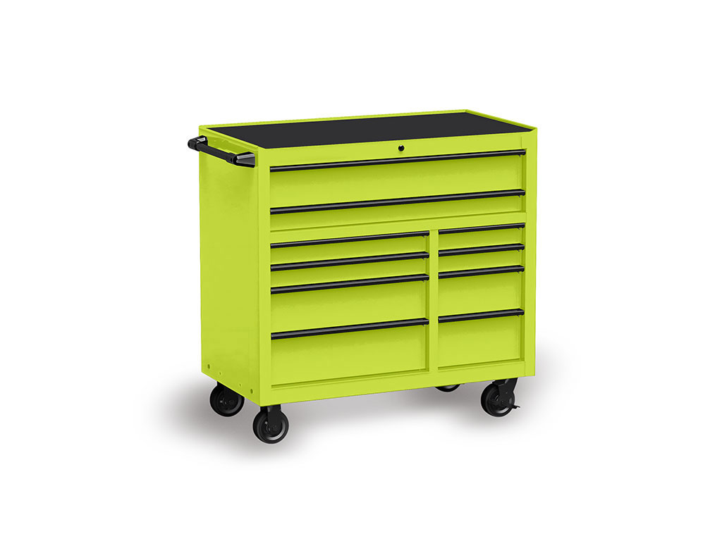 Avery Dennison SW900 Gloss Lime Green Tool Cabinet Wrap