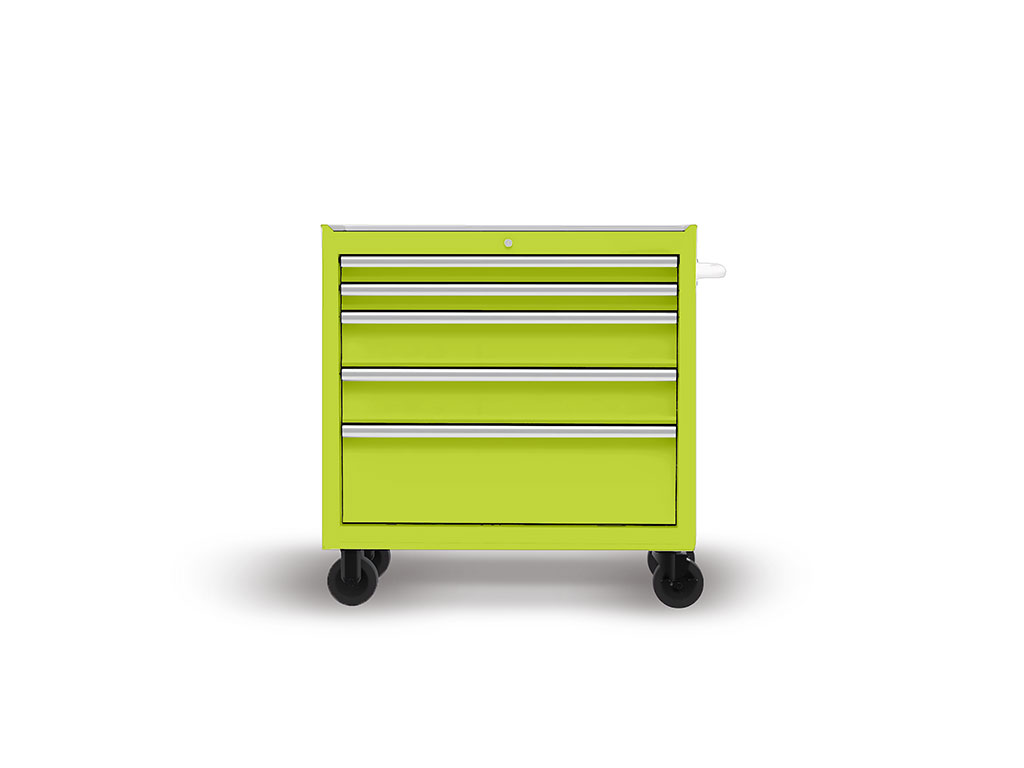 Avery Dennison SW900 Gloss Lime Green DIY Tool Cabinet Wraps