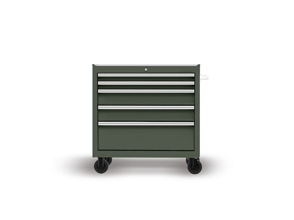 Avery Dennison SW900 Matte Olive Green DIY Tool Cabinet Wraps