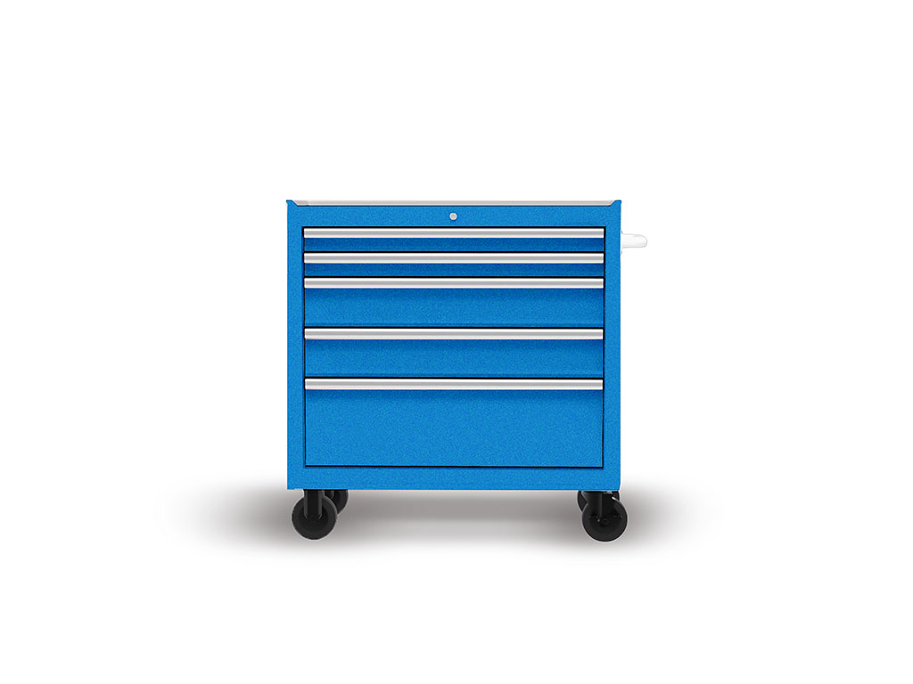 ORACAL 970RA Metallic Azure Blue DIY Tool Cabinet Wraps