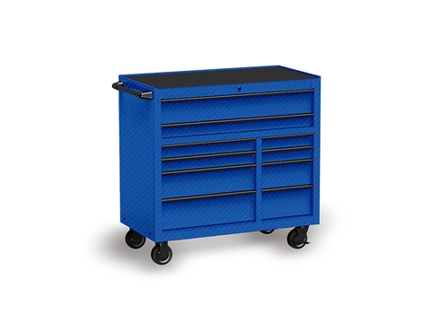 Rwraps™ 4D Carbon Fiber Blue Tool Cabinet Wraps