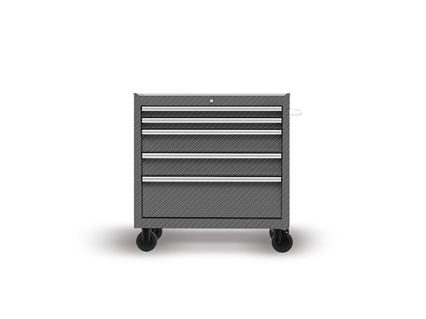 Rwraps 4D Carbon Fiber Gray DIY Tool Cabinet Wraps