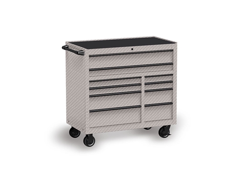 Rwraps™ 4D Carbon Fiber Silver Tool Cabinet Wraps