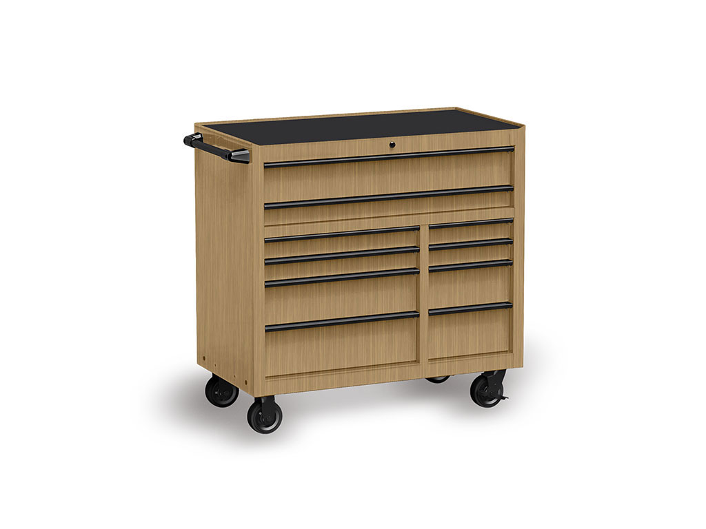 Rwraps Brushed Aluminum Gold Tool Cabinet Wrap