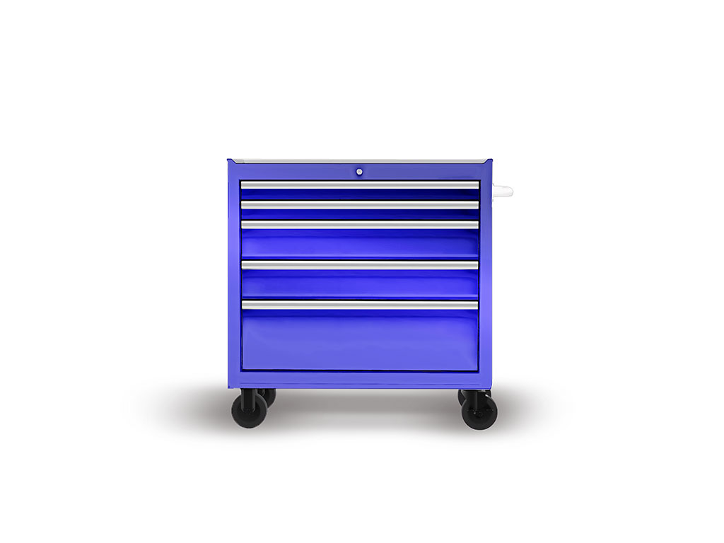 Rwraps Chrome Blue DIY Tool Cabinet Wraps