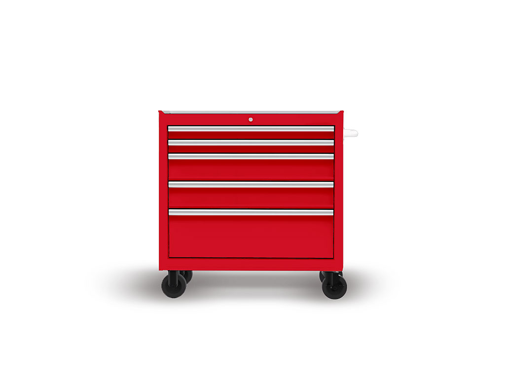 Rwraps Gloss Carmine Red DIY Tool Cabinet Wraps