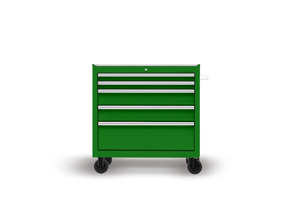 Rwraps Gloss Metallic Dark Green DIY Tool Cabinet Wraps