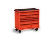 Rwraps Gloss Metallic Fire Red Tool Cabinet Wrap