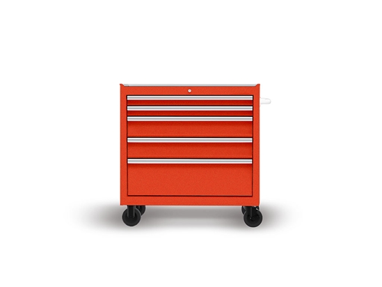 Rwraps Gloss Metallic Fire Red DIY Tool Cabinet Wraps