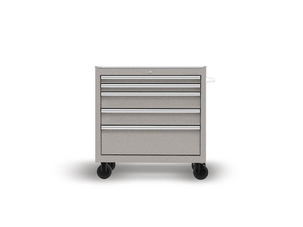 Rwraps Gloss Metallic Gray DIY Tool Cabinet Wraps