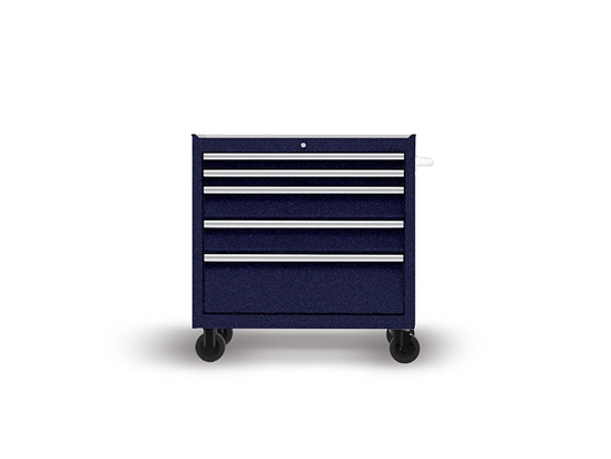 Rwraps Gloss Metallic Midnight Blue DIY Tool Cabinet Wraps