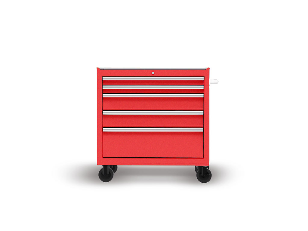 Rwraps Gloss Metallic Red DIY Tool Cabinet Wraps