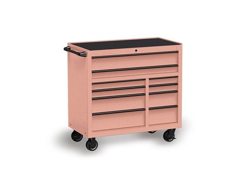 Rwraps™ Gloss Metallic Rose Gold Tool Cabinet Wraps