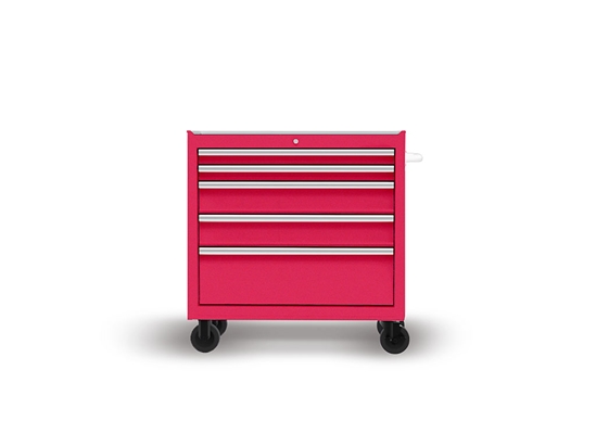 Rwraps Gloss Metallic Rose Red DIY Tool Cabinet Wraps