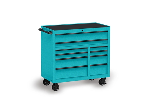 Rwraps™ Gloss Metallic Sea Green Tool Cabinet Wraps