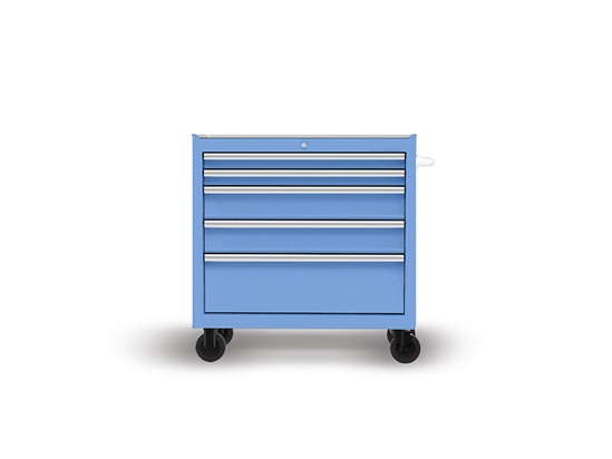 Rwraps Gloss Metallic Sky Blue DIY Tool Cabinet Wraps