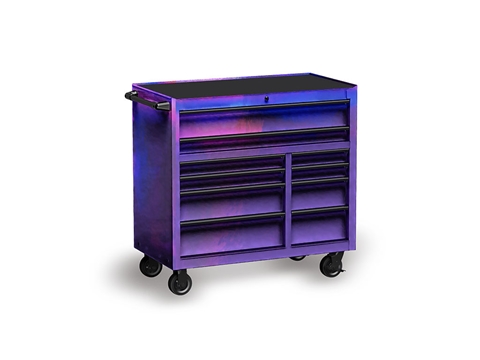 Rwraps™ Holographic Chrome Purple Neochrome Tool Cabinet Wraps