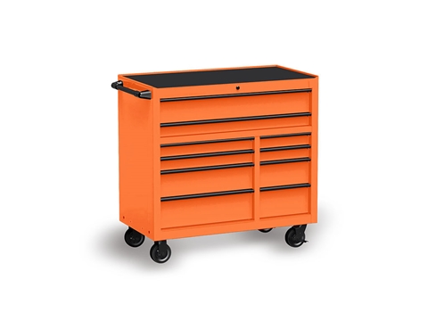 Rwraps™ Hyper Gloss Orange Tool Cabinet Wraps