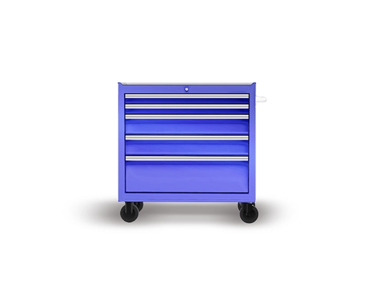 Rwraps Matte Chrome Blue DIY Tool Cabinet Wraps