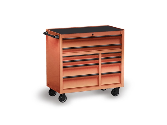 Rwraps Matte Chrome Bronze Tool Cabinet Wrap