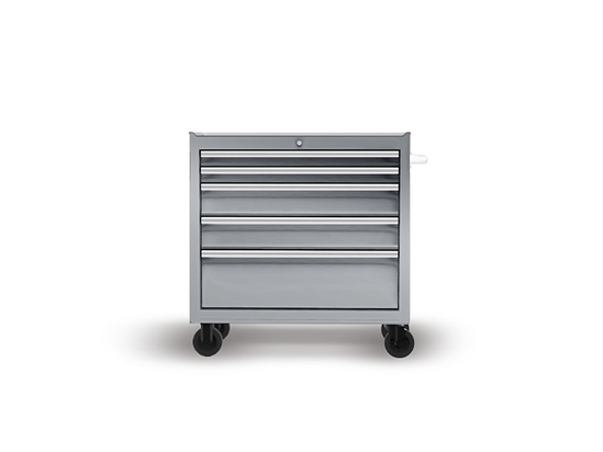 Rwraps Matte Chrome Dark Gray Fog (Metallic) DIY Tool Cabinet Wraps