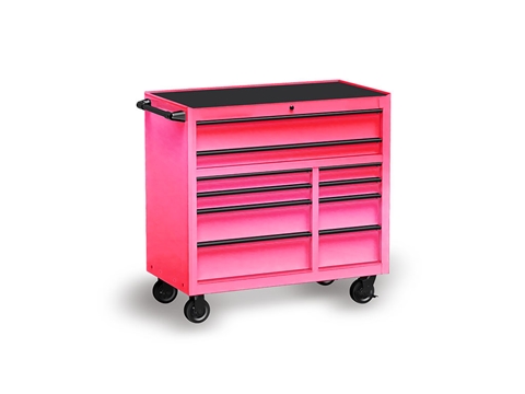 Rwraps™ Matte Chrome Pink Rose Tool Cabinet Wraps