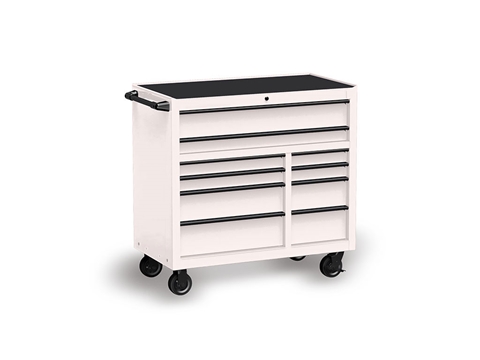 Rwraps™ Pearlescent Satin White Tool Cabinet Wraps