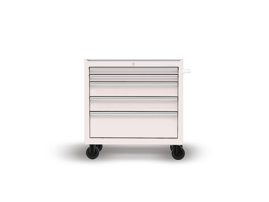 Rwraps Pearlescent Satin White DIY Tool Cabinet Wraps