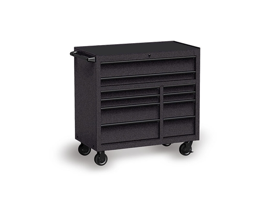 Rwraps Satin Metallic Black Tool Cabinet Wrap