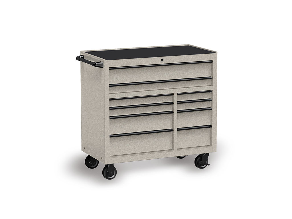 Rwraps Satin Metallic Silver Tool Cabinet Wrap