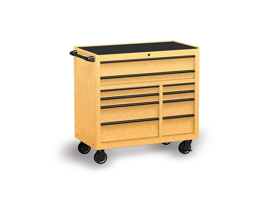 Rwraps Velvet Yellow Tool Cabinet Wrap