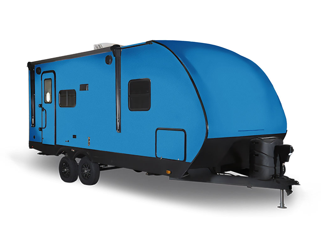 3M 1080 Gloss Blue Fire Travel Trailer Wraps