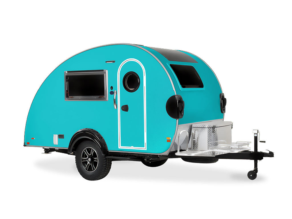 3M 1080 Gloss Atomic Teal DIY Tear Drop Trailer Wraps