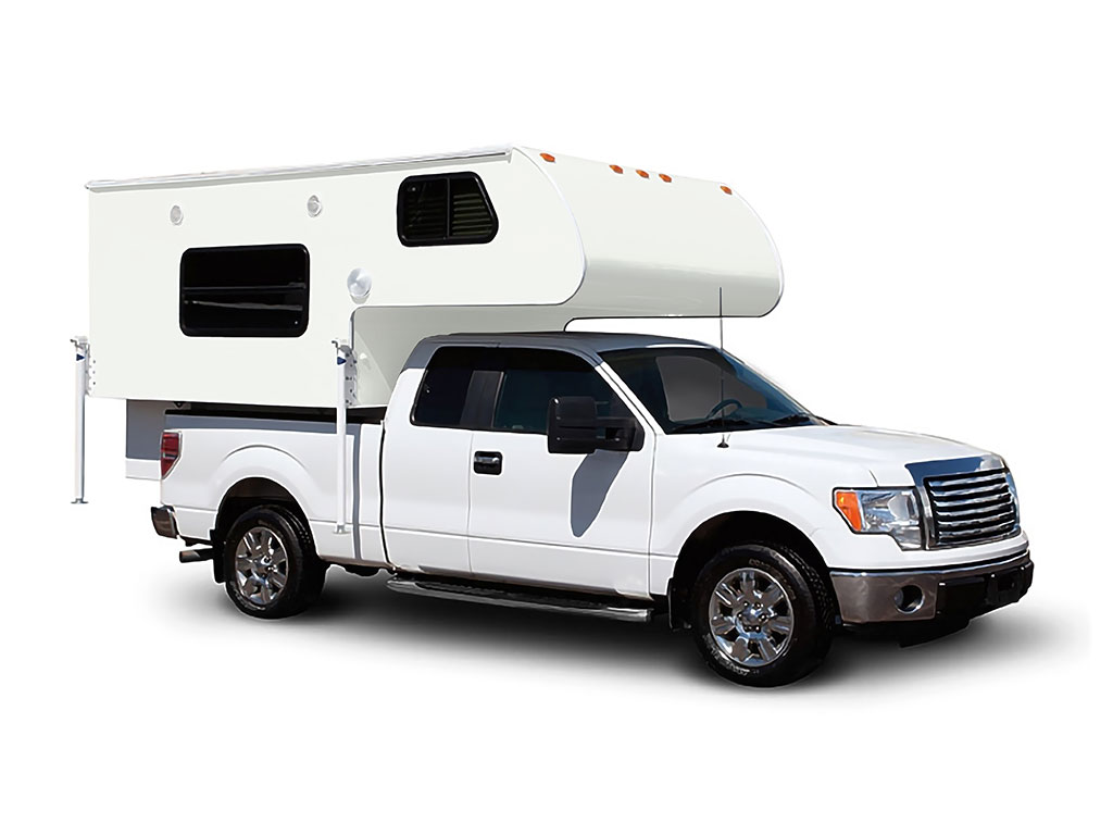 3M 2080 Satin White Truck Camper Wraps