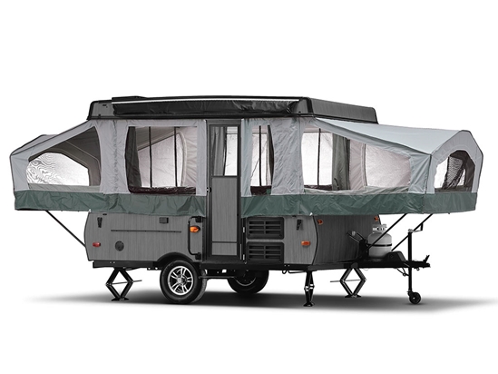 3M 2080 Brushed Steel DIY Truck Camper Wraps