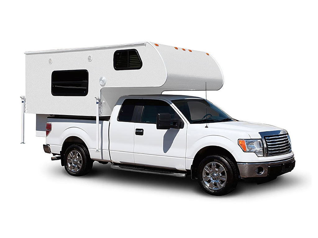 3M 2080 Gloss White Aluminum Truck Camper Wraps