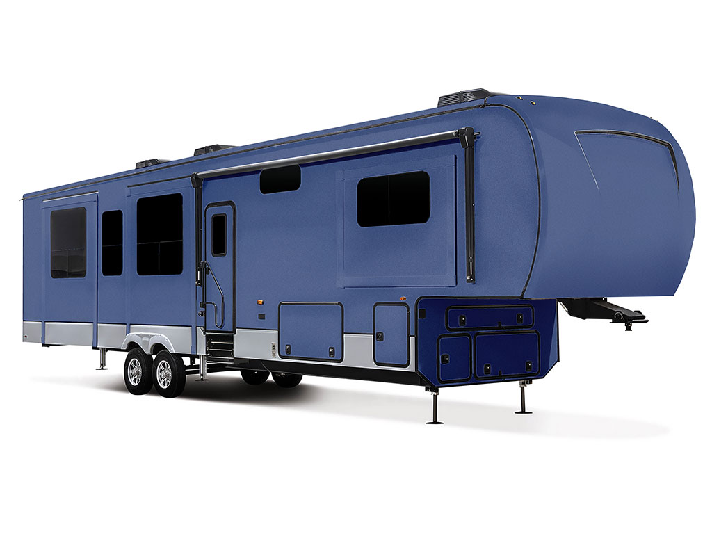 3M 2080 Matte Slate Blue Metallic Do-It-Yourself 5th Wheel Travel Trailer Wraps