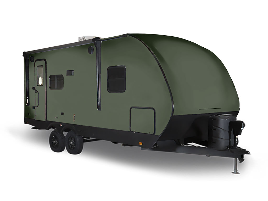 3M 2080 Matte Military Green Travel Trailer Wraps