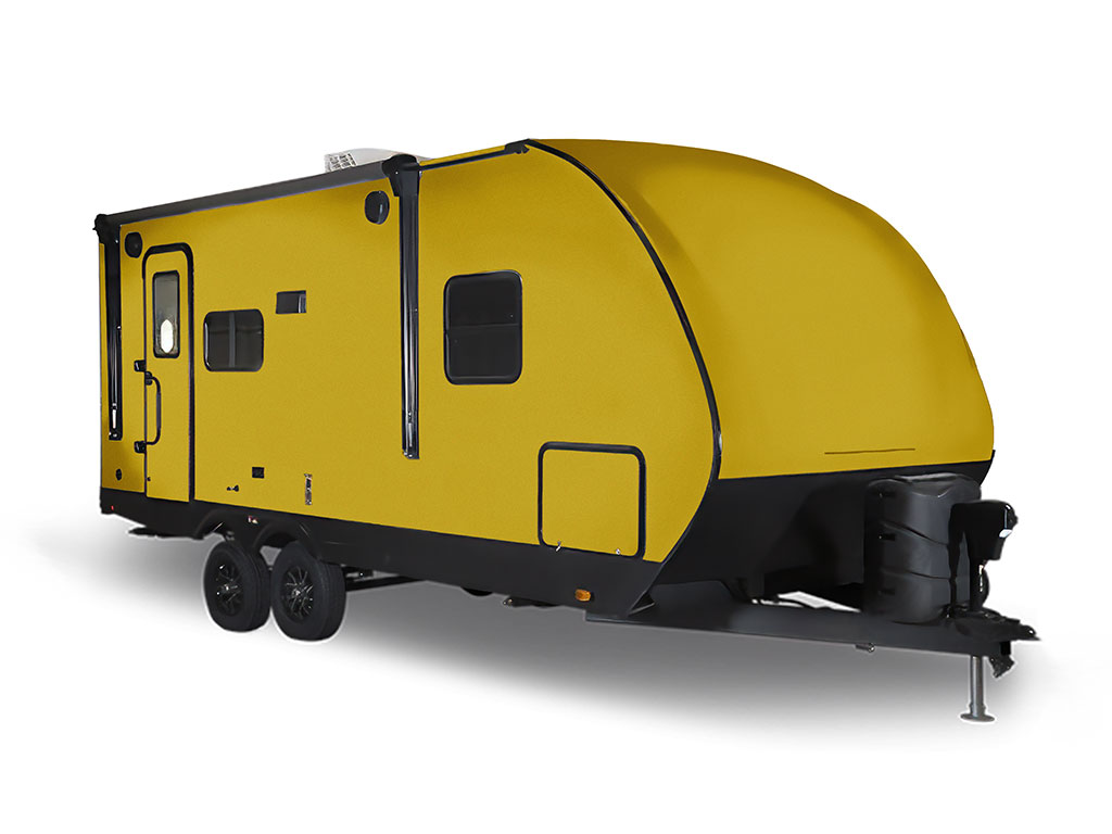 3M 2080 Satin Bitter Yellow Travel Trailer Wraps