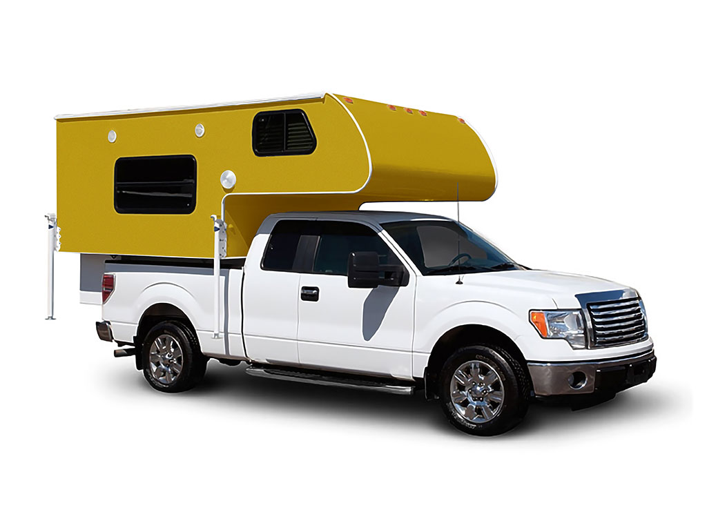 3M 2080 Satin Bitter Yellow Truck Camper Wraps