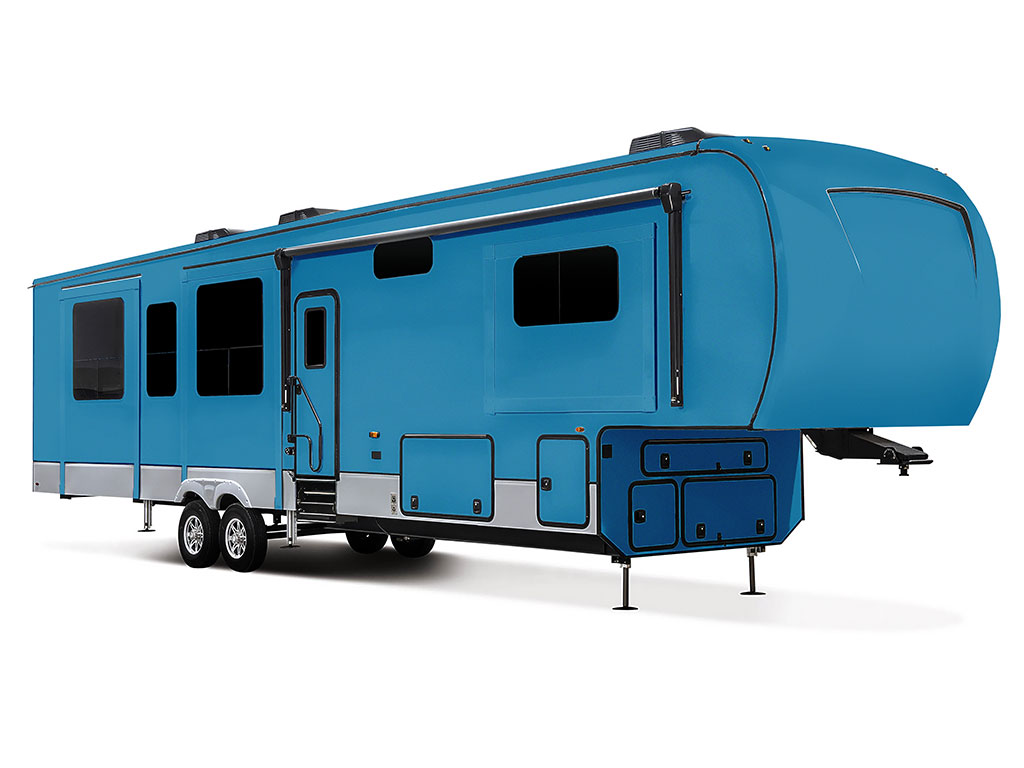 3M 2080 Satin Perfect Blue Do-It-Yourself 5th Wheel Travel Trailer Wraps