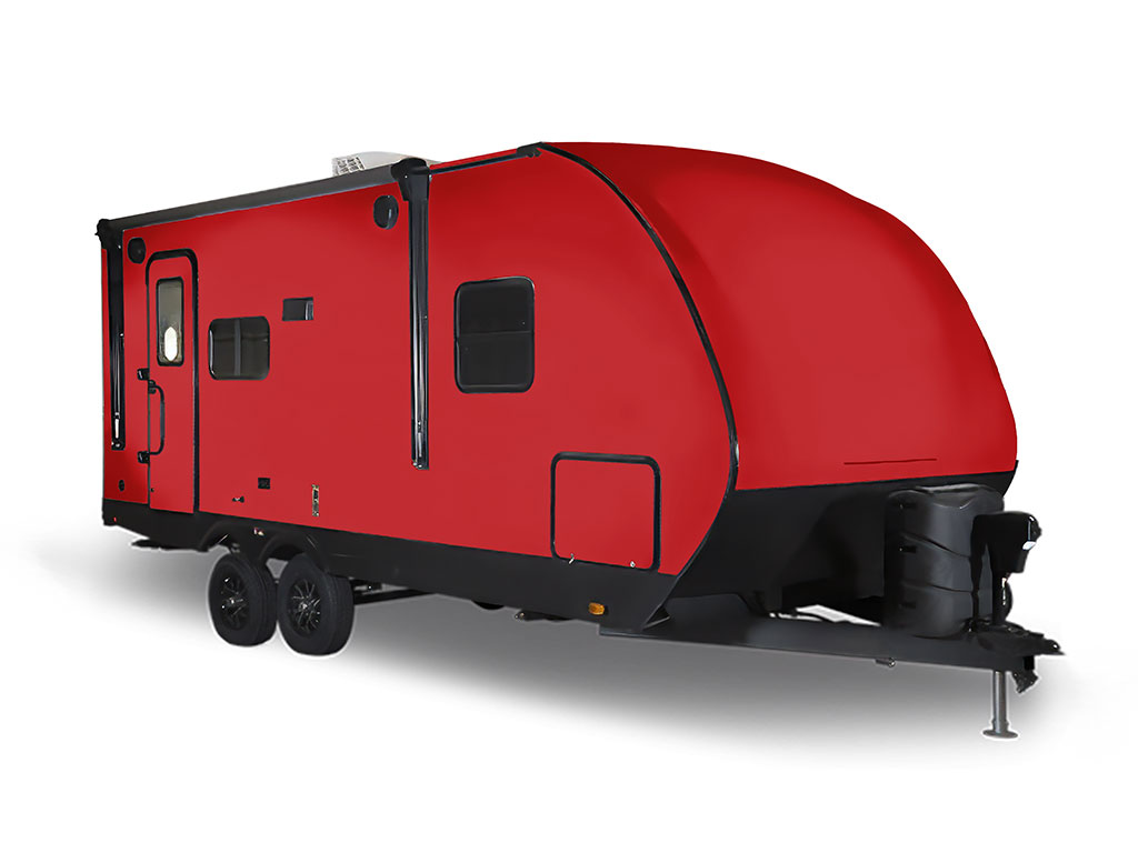 3M 2080 Satin Smoldering Red Travel Trailer Wraps