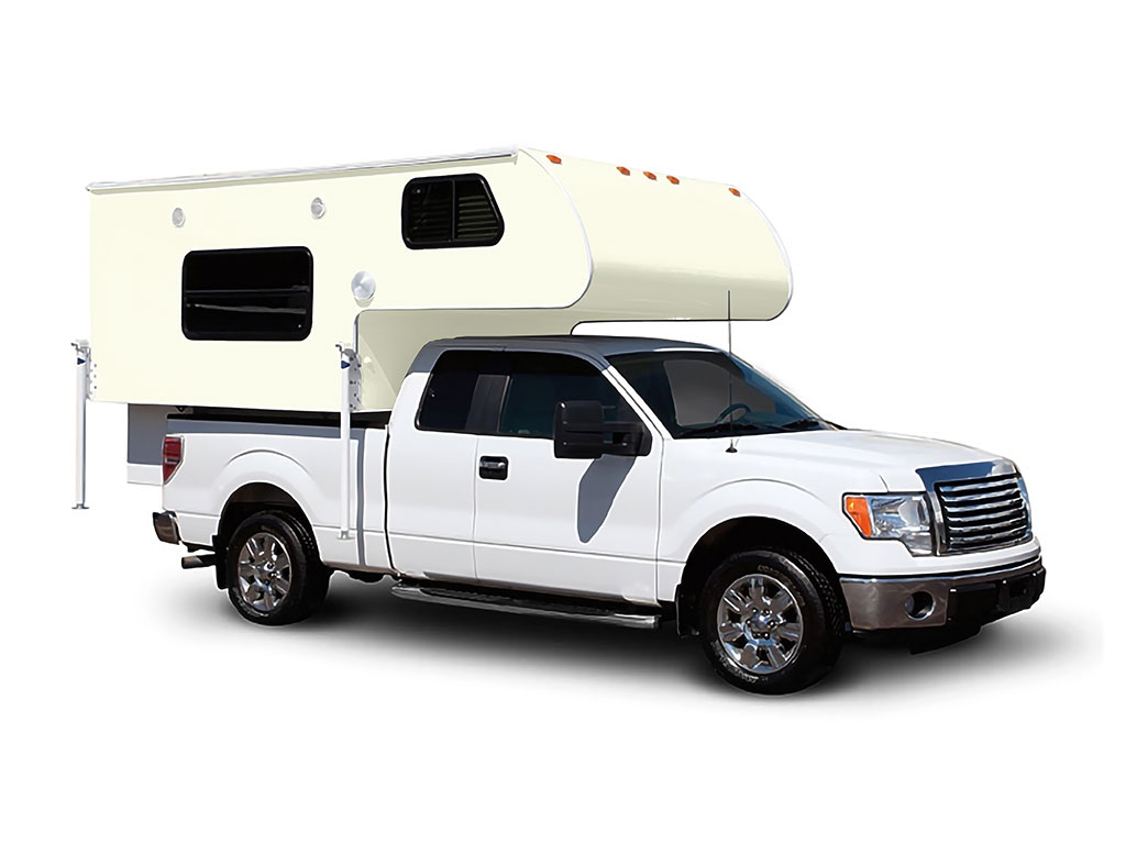 3M 2080 Satin Pearl White Truck Camper Wraps