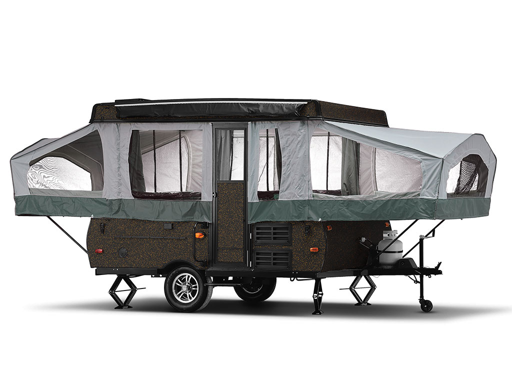 3M 2080 Satin Gold Dust Black Pop-Up Camper