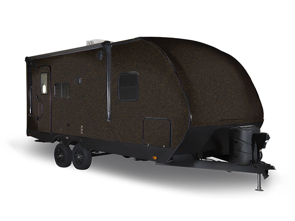 3M 2080 Satin Gold Dust Black Travel Trailer Wraps