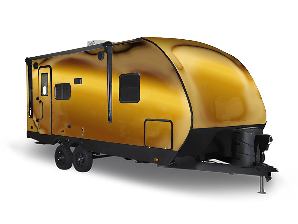 Avery Dennison SF 100 Gold Chrome Travel Trailer Wraps