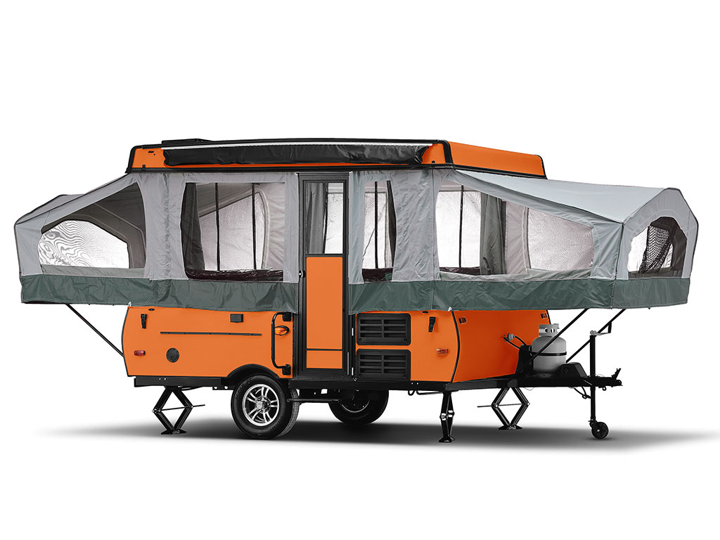 Avery Dennison SW900 Matte Orange Pop-Up Camper